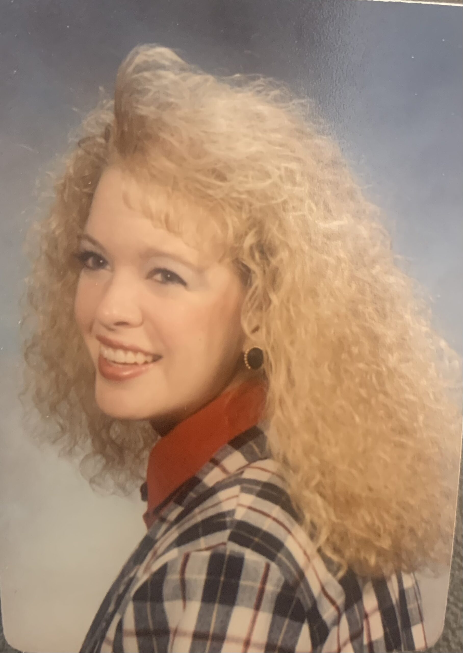 college senior picture - 1993